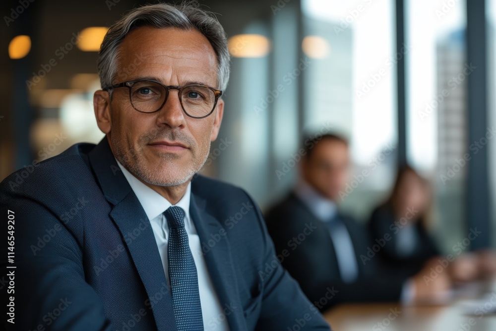 A serious businessman, dressed in formal attire, looks confidently at the camera in a modern office, establishing a strong connection with the viewer and emphasizing professionalism. A serious businessman, dressed in formal attire, looks confidently at the camera in a modern office, establishing a strong connection with the viewer and emphasizing professionalism.
