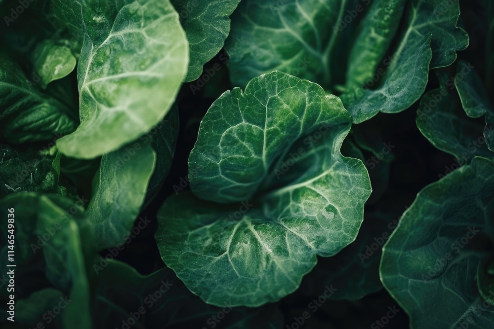Vibrant Close-Up of Fresh Organic Green Lettuce Leaves: The Essence of Healthy Raw Food Vibrant Close-Up of Fresh Organic Green Lettuce Leaves: The Essence of Healthy Raw Food