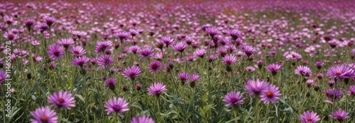 Field of centaurea jacea flowers in full bloom, meadow flower, centaurea jacea photo