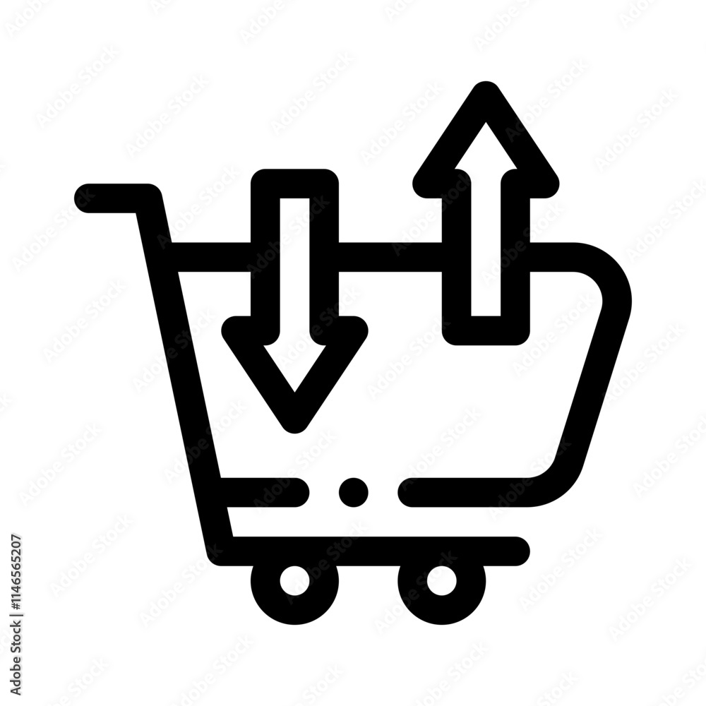 Sales line icon Sales line icon