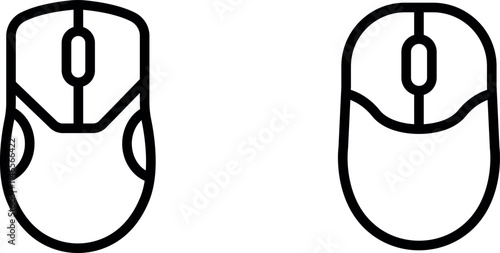 "Computer Mouse Icon for Technology, User Interface, and Digital Navigation Designs"