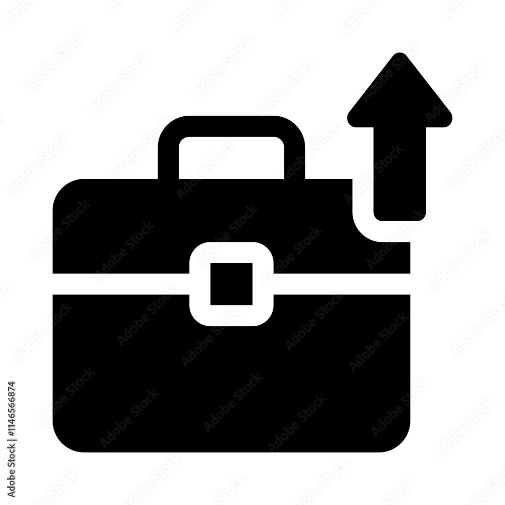 Fototapeta premium Business glyph icon