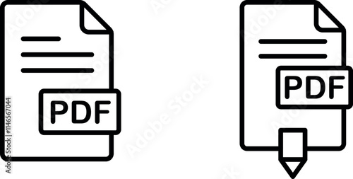 "Download PDF File Icon for Document Sharing, File Management, and Digital Access Designs"