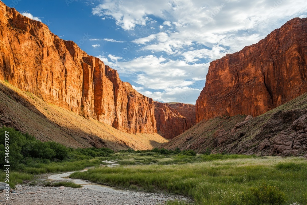 Breathtaking Beauty of the Canyon at Sunrise