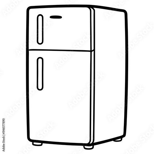 Smart Refrigerator Vector Icon Design