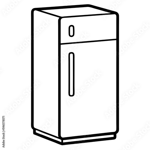 Smart Refrigerator Vector Icon Design