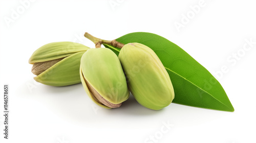 Wallpaper Mural pistachio nut isolated on white background Torontodigital.ca