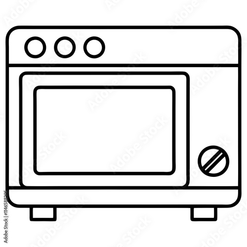 Smart Oven Vector Icon Design