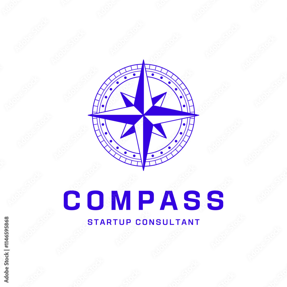 compass emblem logo design compass emblem logo design
