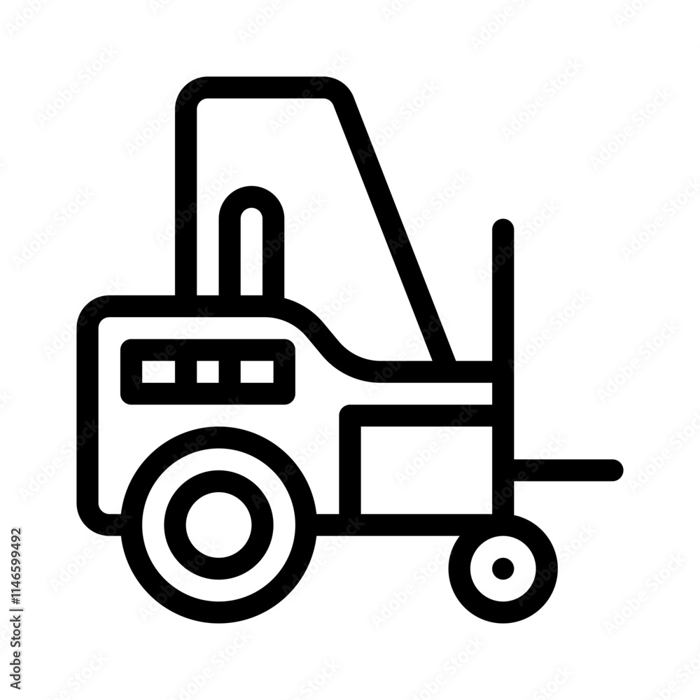 warehouse line icon warehouse line icon