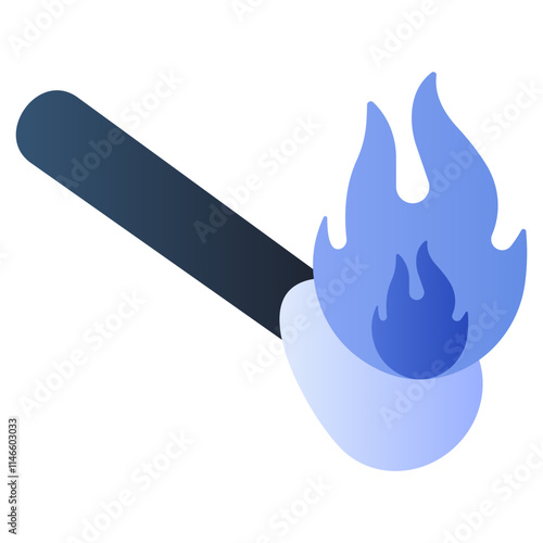 Trendy design icon of matchstick