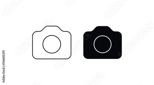 Camera icon set. photo camera icon. camera photography icon. Photo camera in flat style. vector illustration.