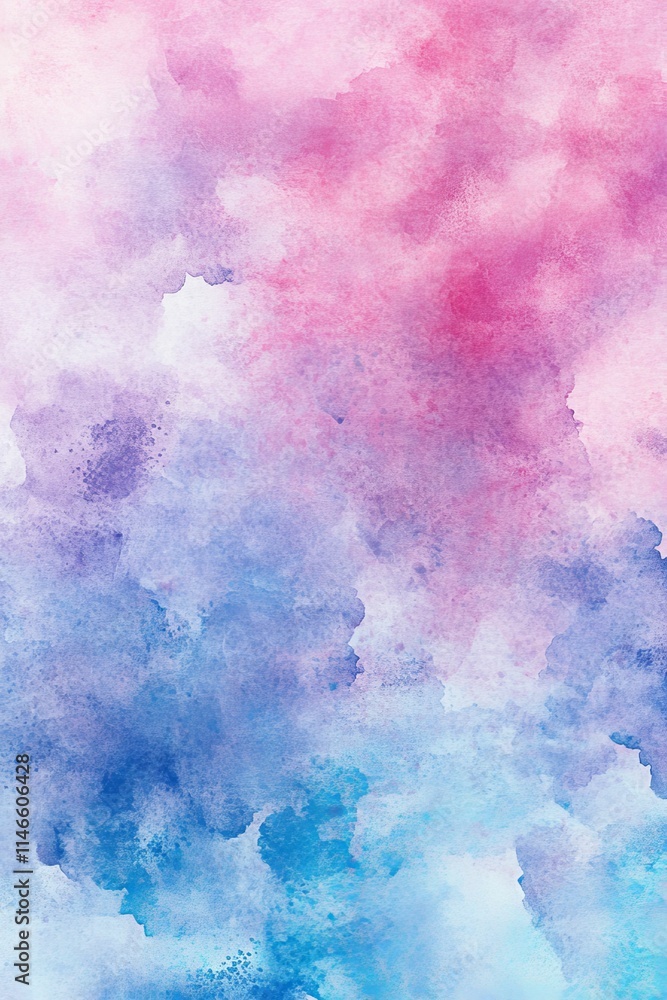 Abstract watercolor, cool and warm tones blend. Abstract watercolor, cool and warm tones blend.