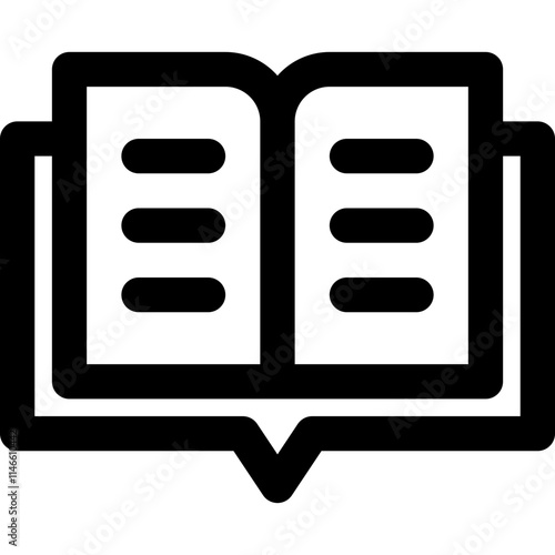 book education icon style outline