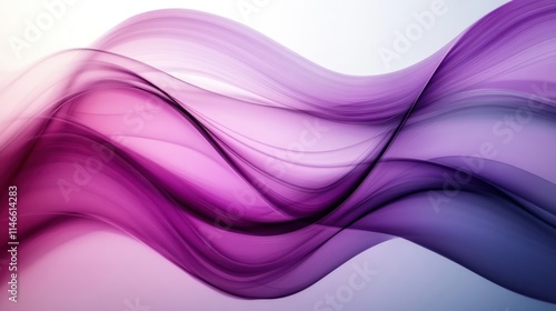 Abstract flowing purple and pink wave background photo