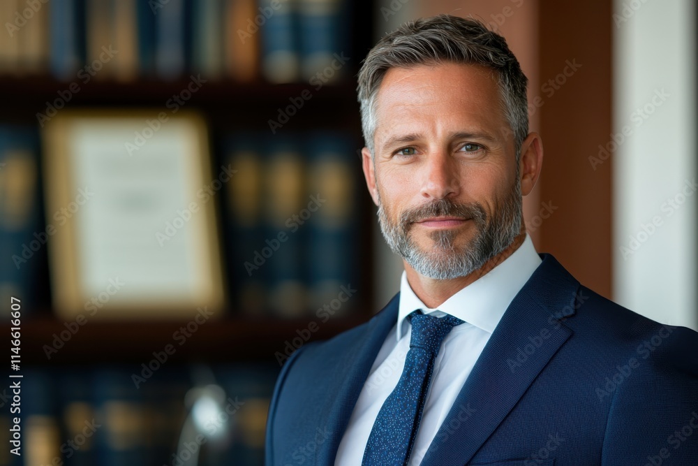An astute businessman stands in a poised manner in a sophisticated office setting that reflects professionalism and a strong sense of justice and authority. An astute businessman stands in a poised manner in a sophisticated office setting that reflects professionalism and a strong sense of justice and authority.