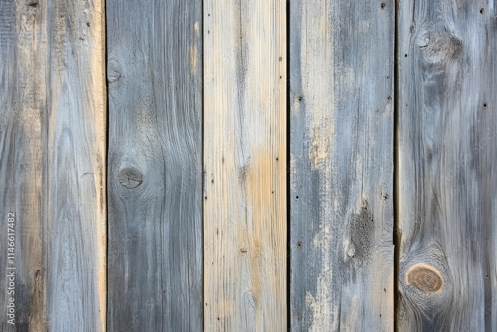 Close-Up of Textured Wooden Planks in Varying Shades of Gray, Cream, and Natural Brown Tones for Backgrounds, Designs, and Rustic Aesthetic Projects Close-Up of Textured Wooden Planks in Varying Shades of Gray, Cream, and Natural Brown Tones for Backgrounds, Designs, and Rustic Aesthetic Projects