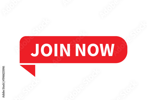 join now text information sign	