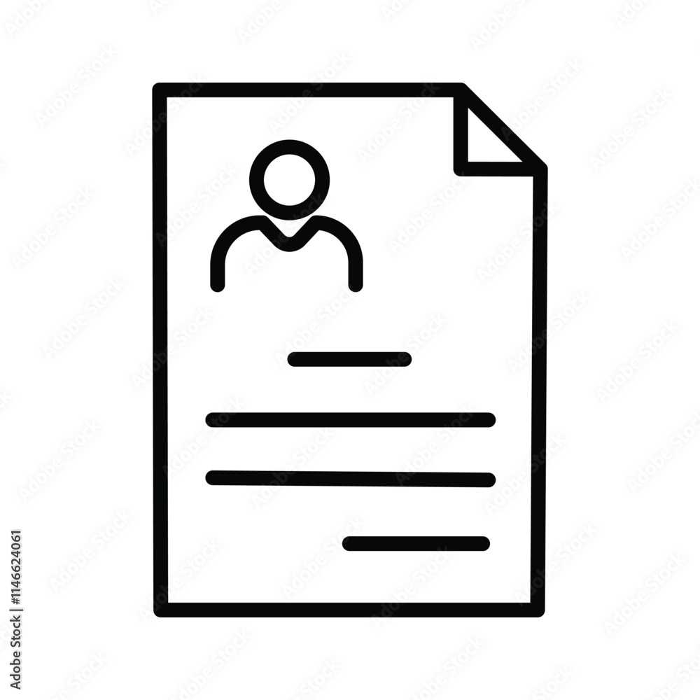 Portfolio line icon Portfolio line icon