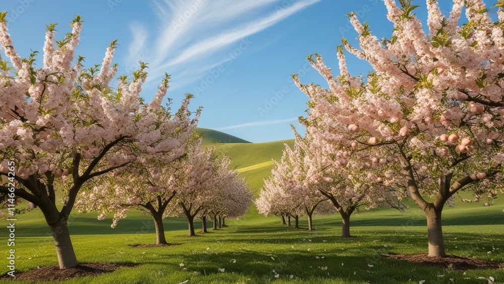 Fototapeta premium blooming tree in spring