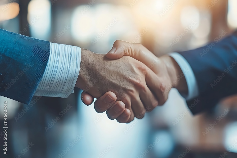 Business Handshake Agreement Office Success Business Handshake Agreement Office Success
