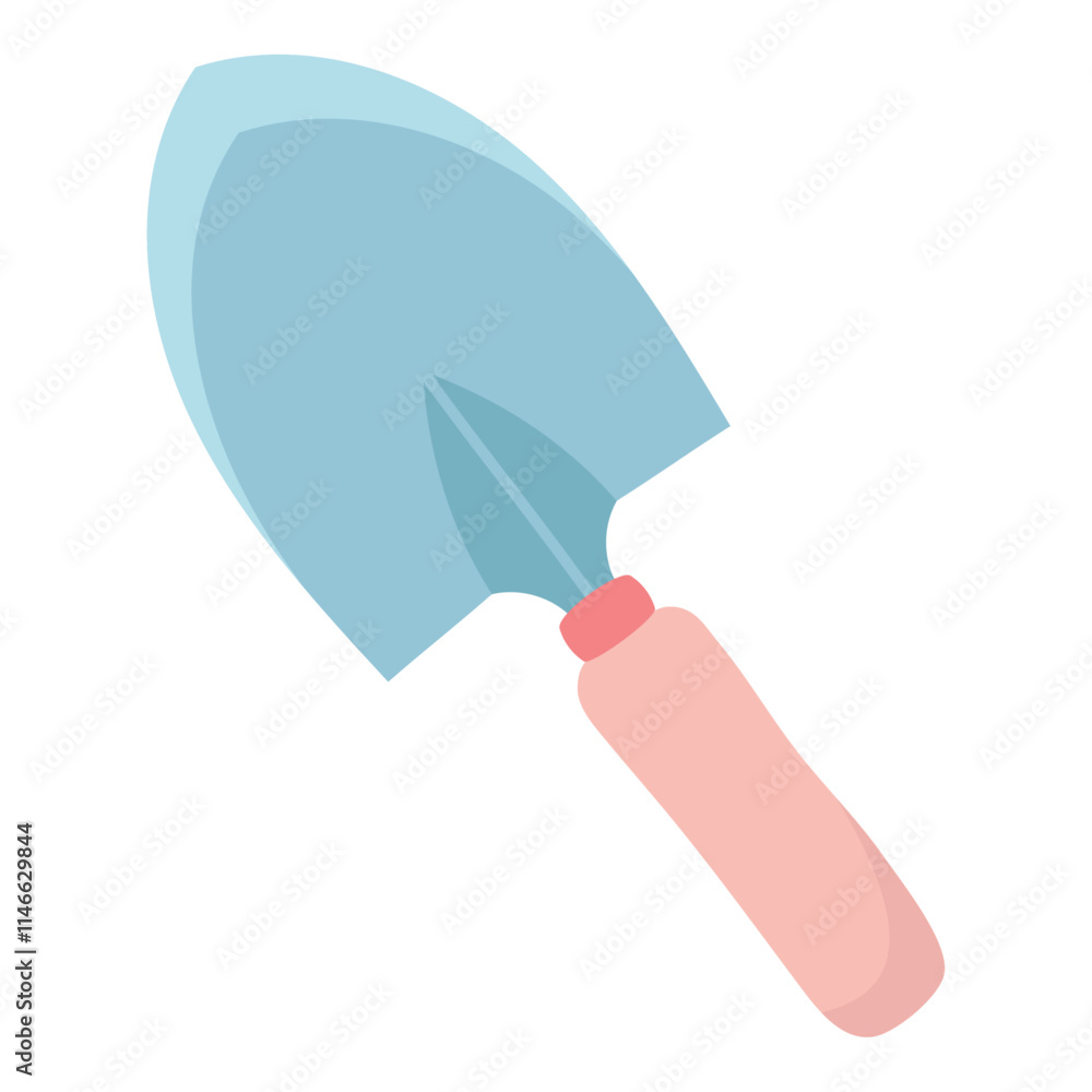 Garden shovel. Tool on white background Garden shovel. Tool on white background