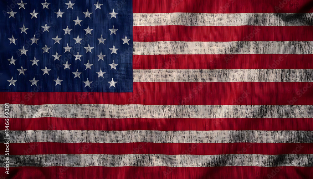 Obraz premium USA flag | Flag of the United States of America, Generative Ai