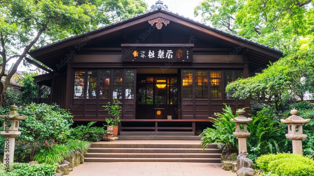 Serene Japanese Tea House Garden Sanctuary Serene Japanese Tea House Garden Sanctuary