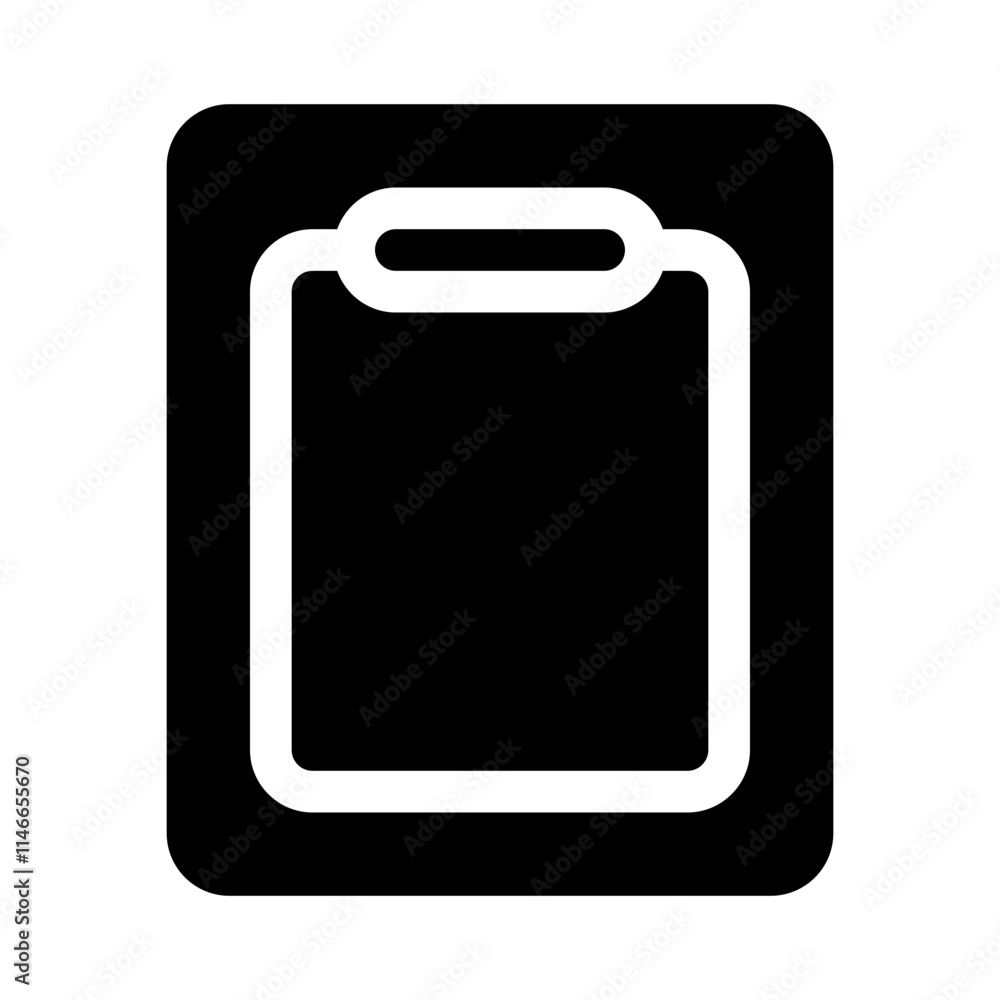 cutting board glyph icon