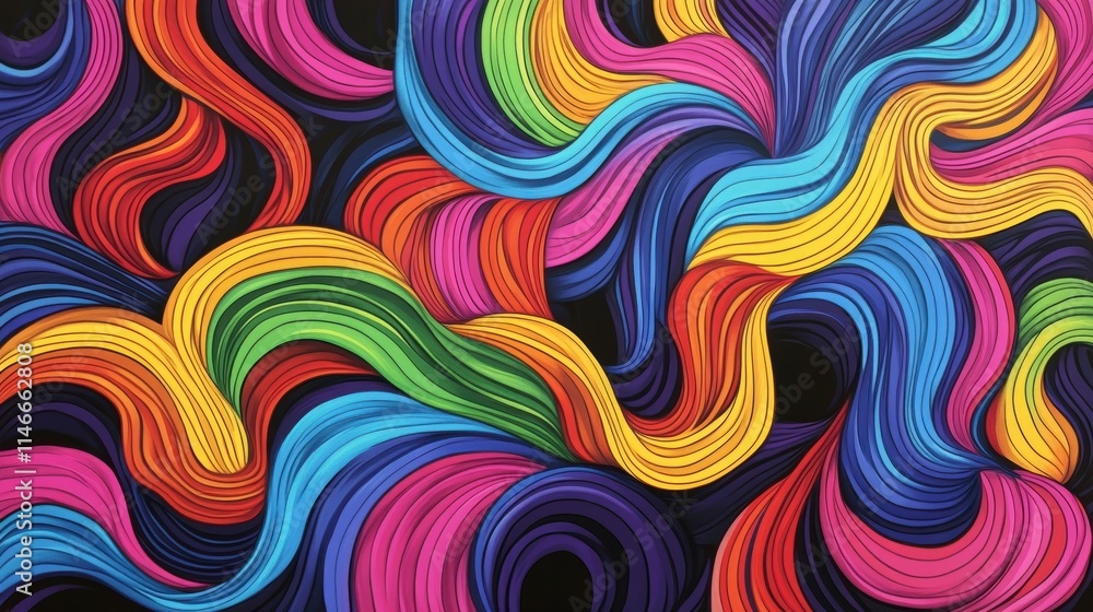 vibrant rainbow swirls abstract art vibrant rainbow swirls abstract art