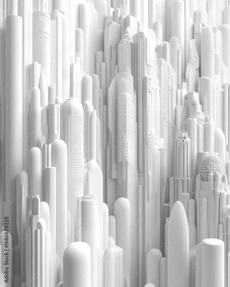 Futuristic Skyscraper Models Showcase Urban Landscape Abstract Art Minimalist Environment Aerial View Visionary Design Futuristic Skyscraper Models Showcase Urban Landscape Abstract Art Minimalist Environment Aerial View Visionary Design