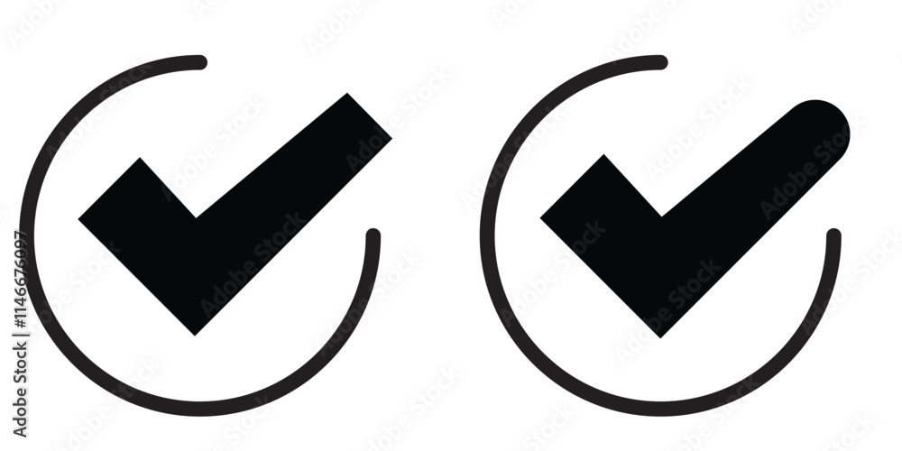 Check mark vector icon set. correct or right tick mark sign. green checkmark for checklist. accept and ok checkbox button pictogram. Check mark vector icon set. correct or right tick mark sign. green checkmark for checklist. accept and ok checkbox button pictogram.