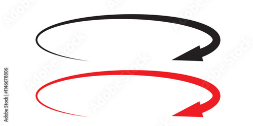 Round and Rotation arrow icon with angle 45, 90, 180, 360 degrees vector illustration. angles of turn swivel icon 45 to 360 degrees icon.