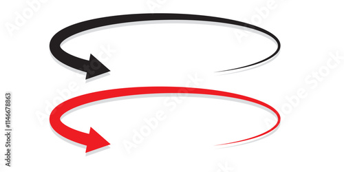 Round and Rotation arrow icon with angle 45, 90, 180, 360 degrees vector illustration. angles of turn swivel icon 45 to 360 degrees icon.