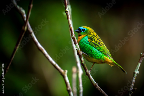 Brassy-breasted Tanager - Tangara desmaresti photo