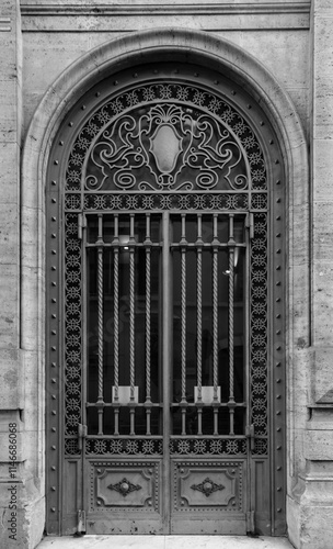 Old and beautiful ornate door