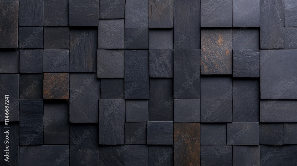 Anthracite Stone Concrete Tile Texture for Wall or Floor Background in Black and Grey Anthracite Stone Concrete Tile Texture for Wall or Floor Background in Black and Grey