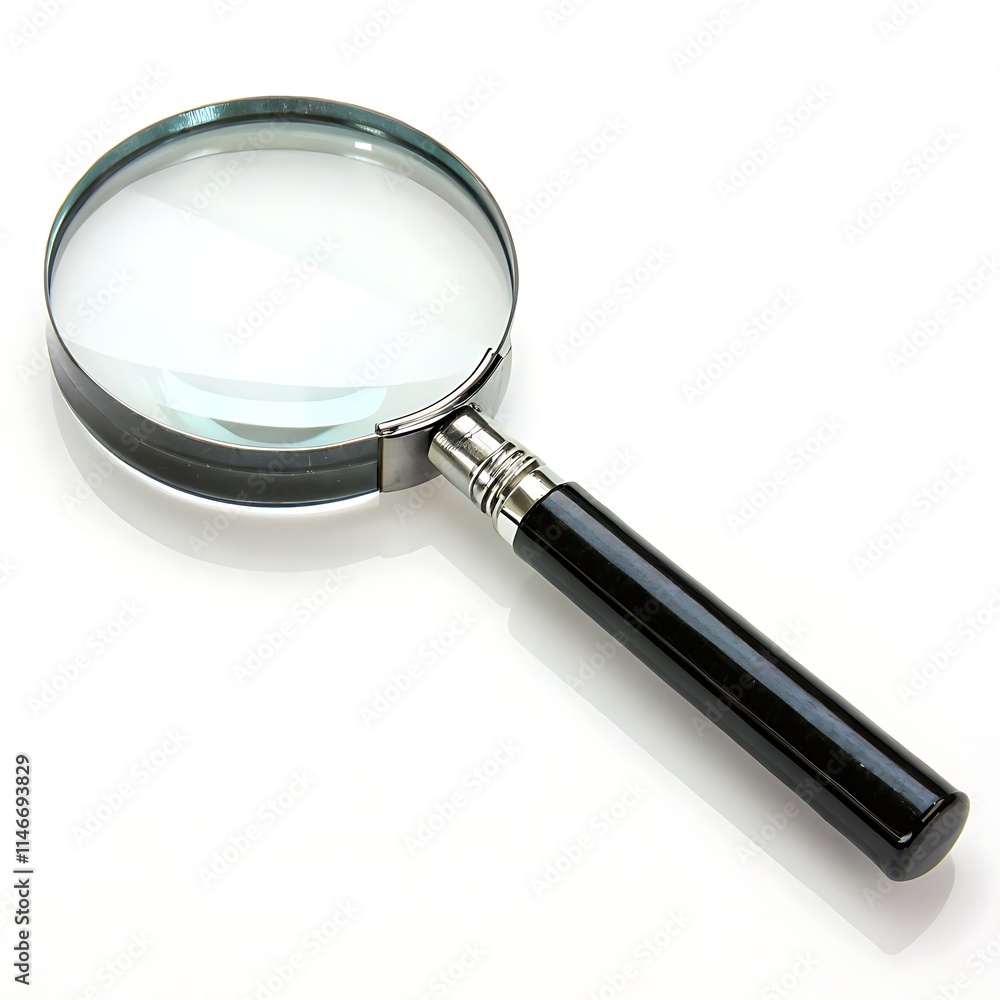 magnifying glass isolated on white magnifying glass isolated on white