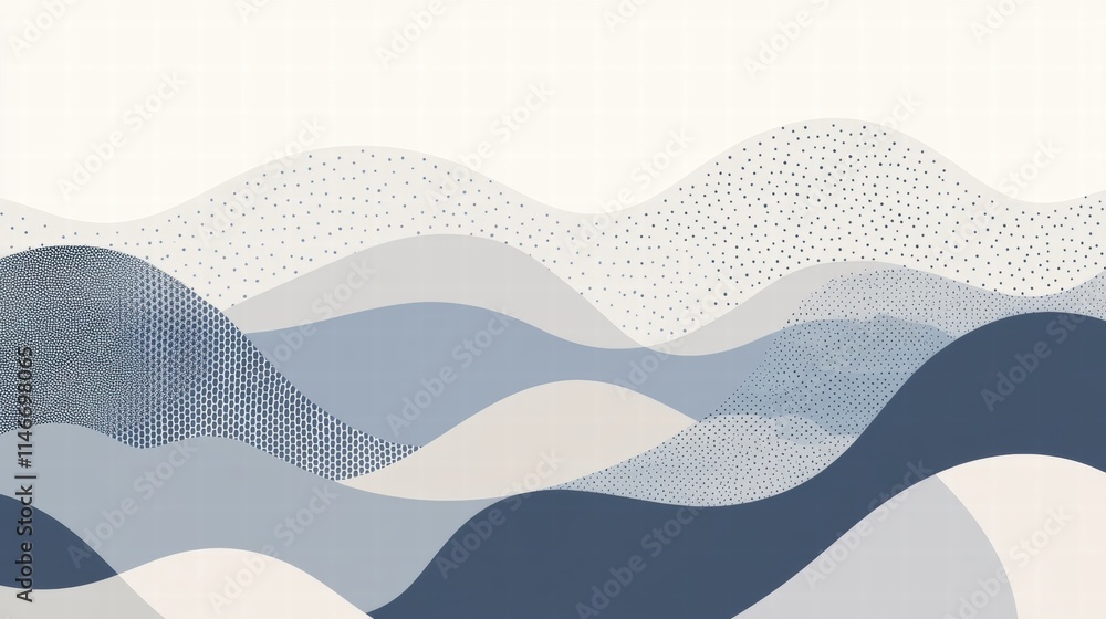 Fototapeta premium abstract blue wave background