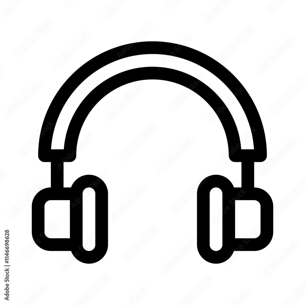 ear protection line icon ear protection line icon