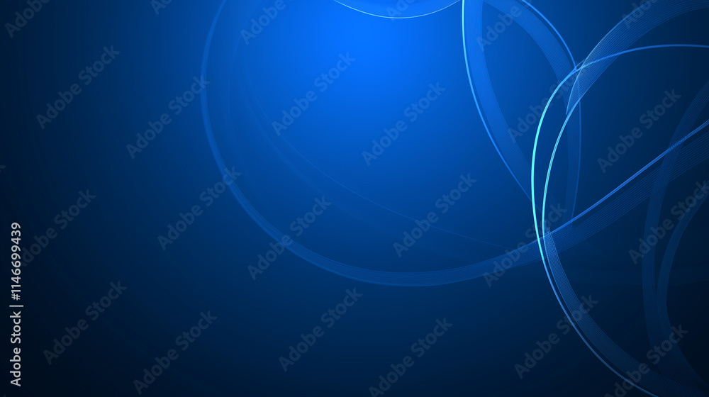 Simple background with dark blue arcs, circles and lines Simple background with dark blue arcs, circles and lines