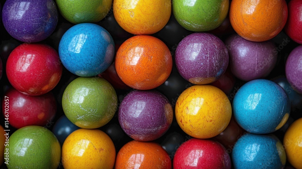Colorful round candies in a tightly packed arrangement. Colorful round candies in a tightly packed arrangement.