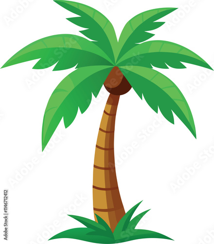  palm tree vector illustration