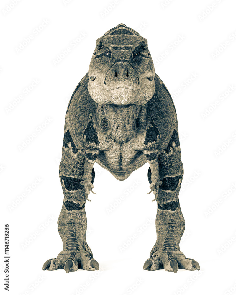 tyrannosaurus mcraeensis in white background tyrannosaurus mcraeensis in white background