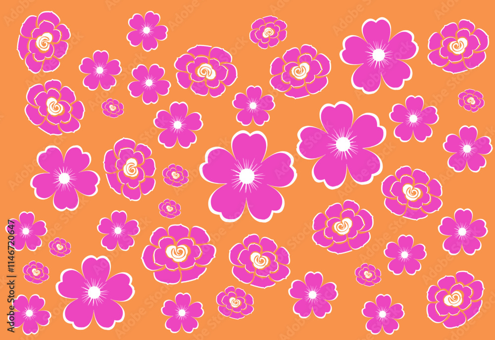 seamless pattern with flowers seamless pattern with flowers