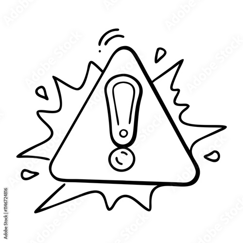  Triangle Warning Sign with Exclamation Mark Alert Symbol Vector Illustration