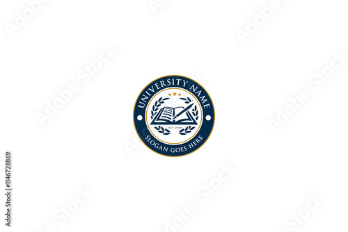 University, academy Logo vector. Education Shields logo for high school education vector Logo Template