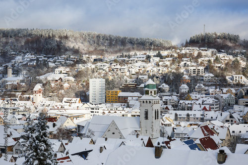 Stadtzentrum von Albstadt-Tailfingen im Zollernalbkreis, Schwäbische Alb photo