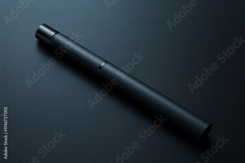 Wallpaper Mural luxury fountain pen lying diagonally on soft matte black surface under warm light Torontodigital.ca