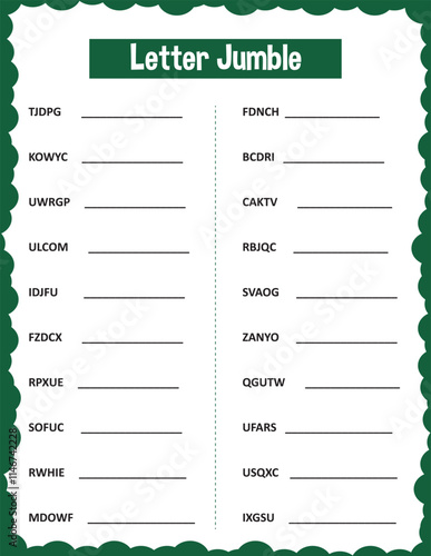 scramble letters 6